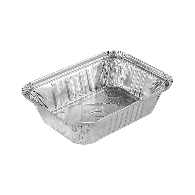 ظرف یکبار مصرف آلومینیومی غذا نیم پرس کد111 (هیرو)