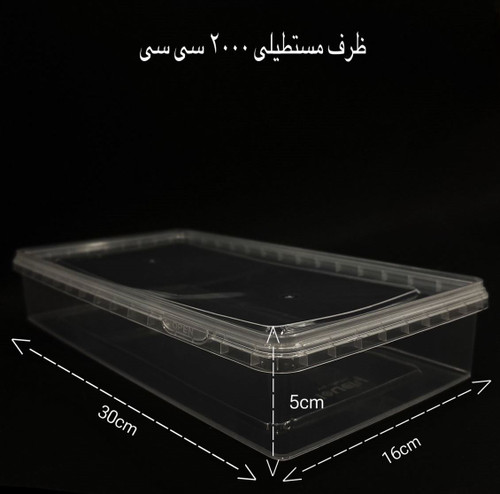 ظرف یکبار مصرف مایکروویوی 2000 (لاولی)