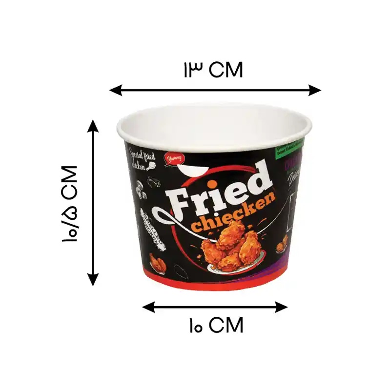 سطل سوخاری 40 انس (1000سی سی -کاسه ای)